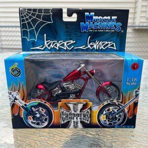 Muscle Machines West Coast Choppers Jesse James El Diablo Rigid 1:18 Scale